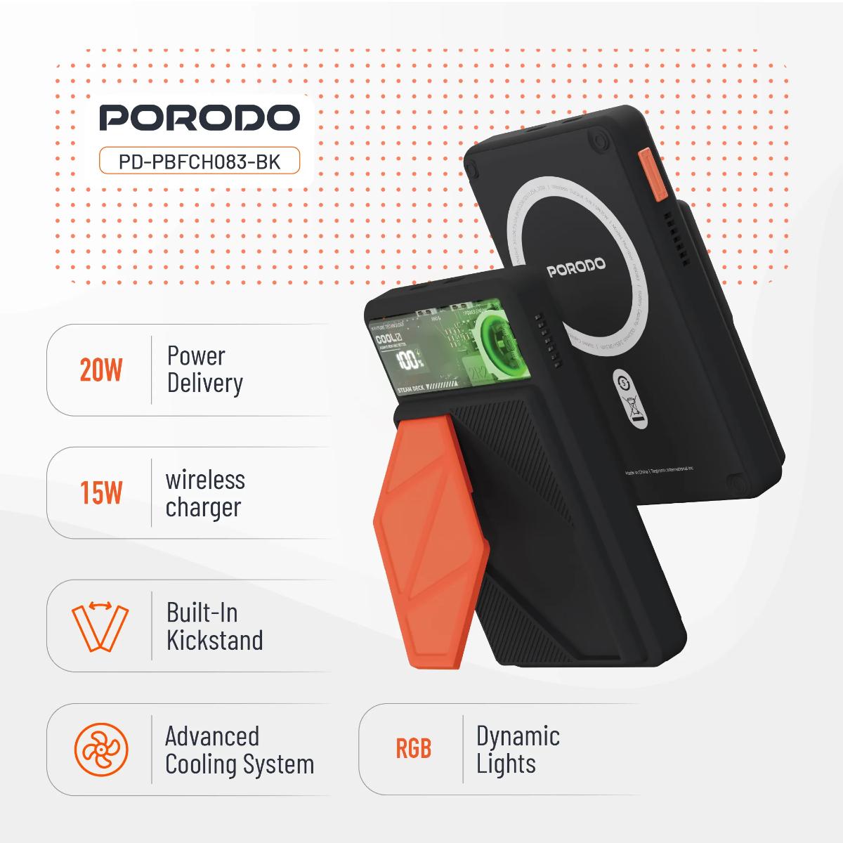 Porodo 10000mAh MagSafe Power Bank