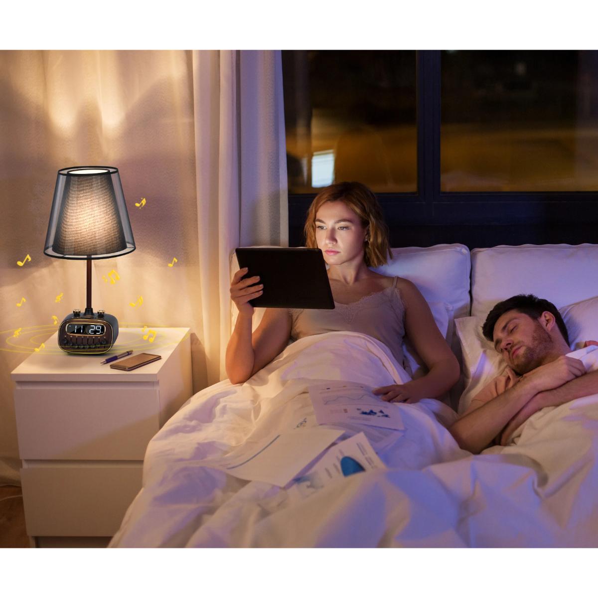 Porodo Lifestyle Retro Desk Lamp White-Noise & BT Speaker