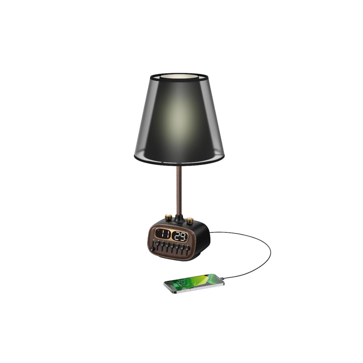 Porodo Lifestyle Retro Desk Lamp White-Noise & BT Speaker