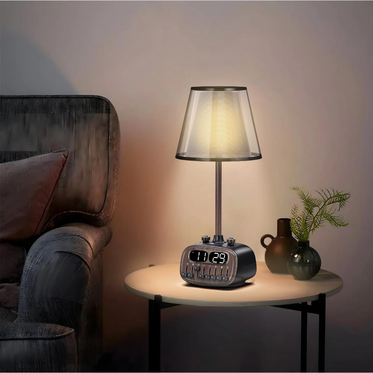 Porodo Lifestyle Retro Desk Lamp White-Noise & BT Speaker