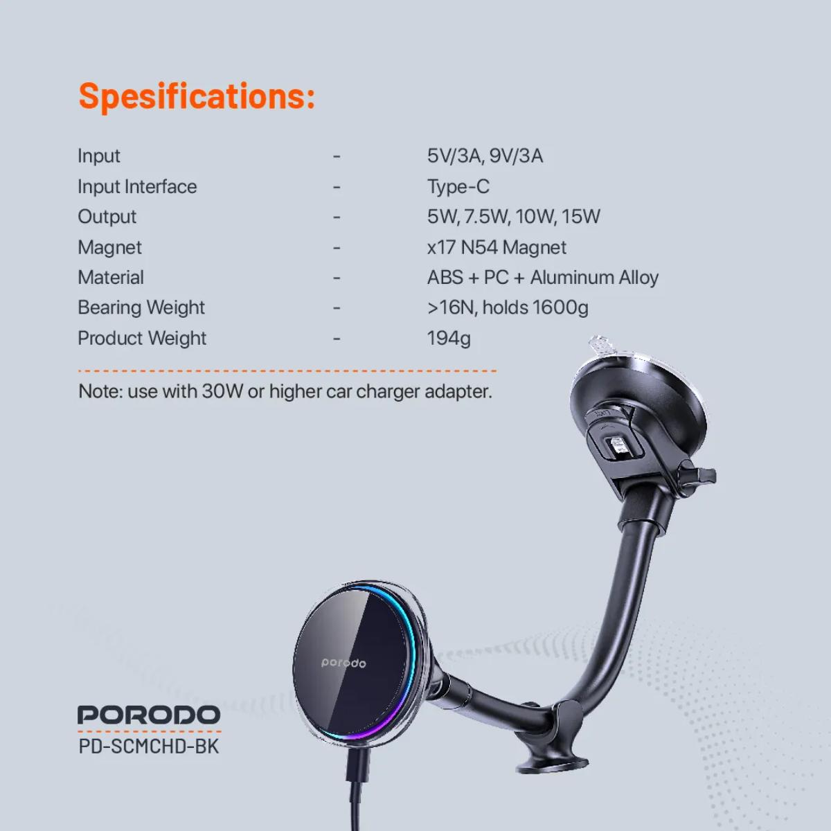 Porodo Semiconductor MagSafe Cooler Mount