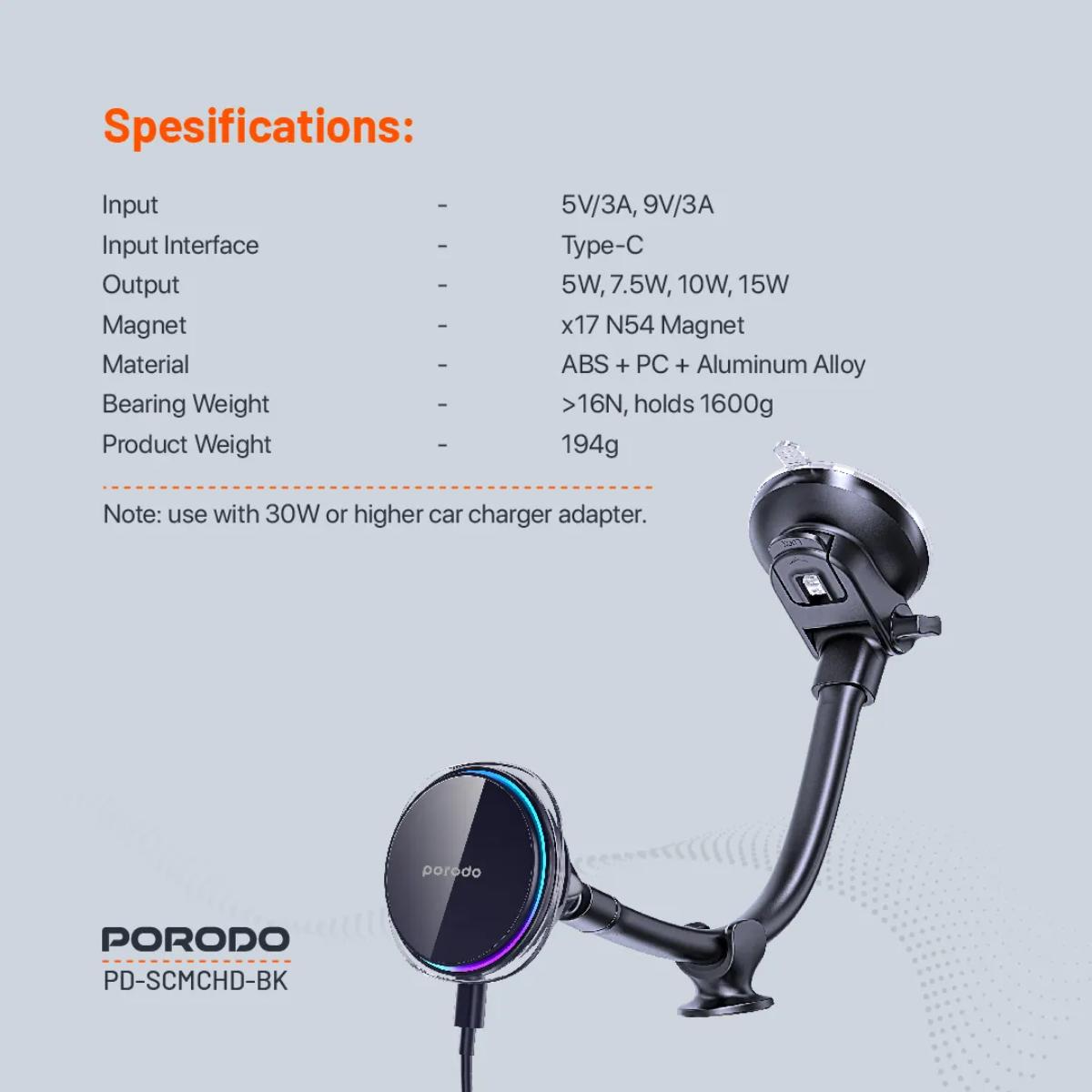 Porodo Semiconductor MagSafe Cooler Mount