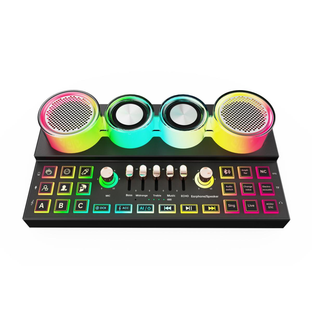 Porodo Audiolink Multi-Platform Audio Mixer & Speaker