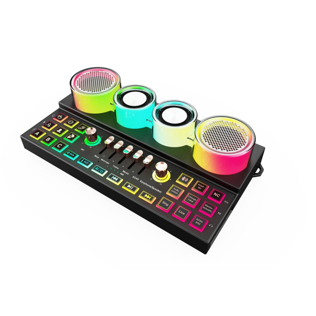 Porodo Audiolink Multi-Platform Audio Mixer & Speaker