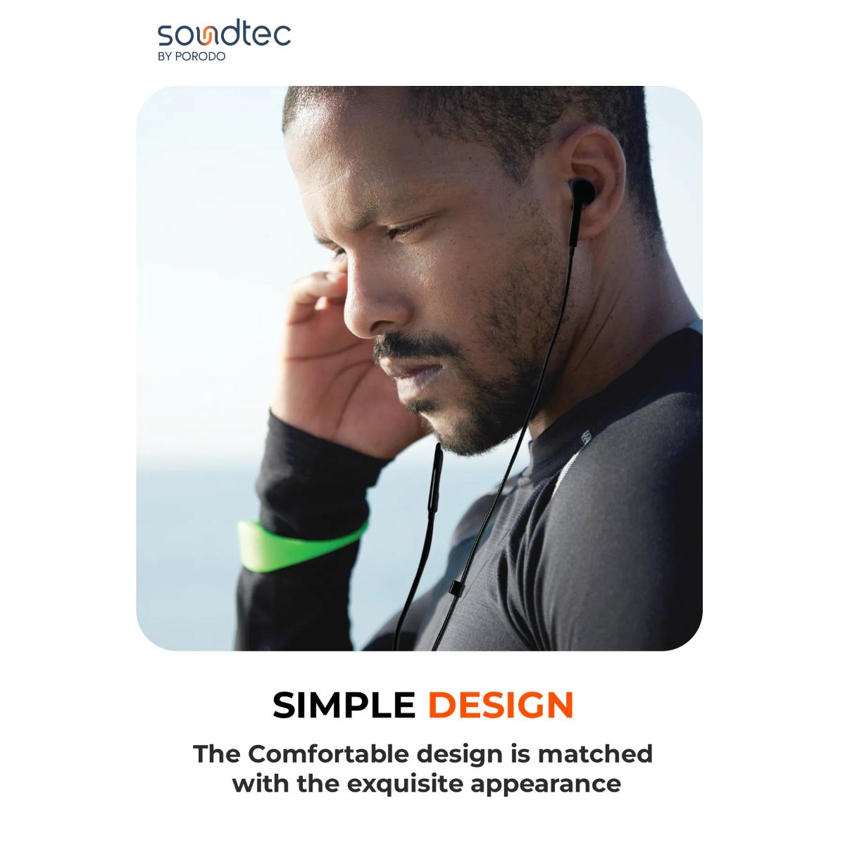 Porodo Soundtec Type-C Stereo Earphone
