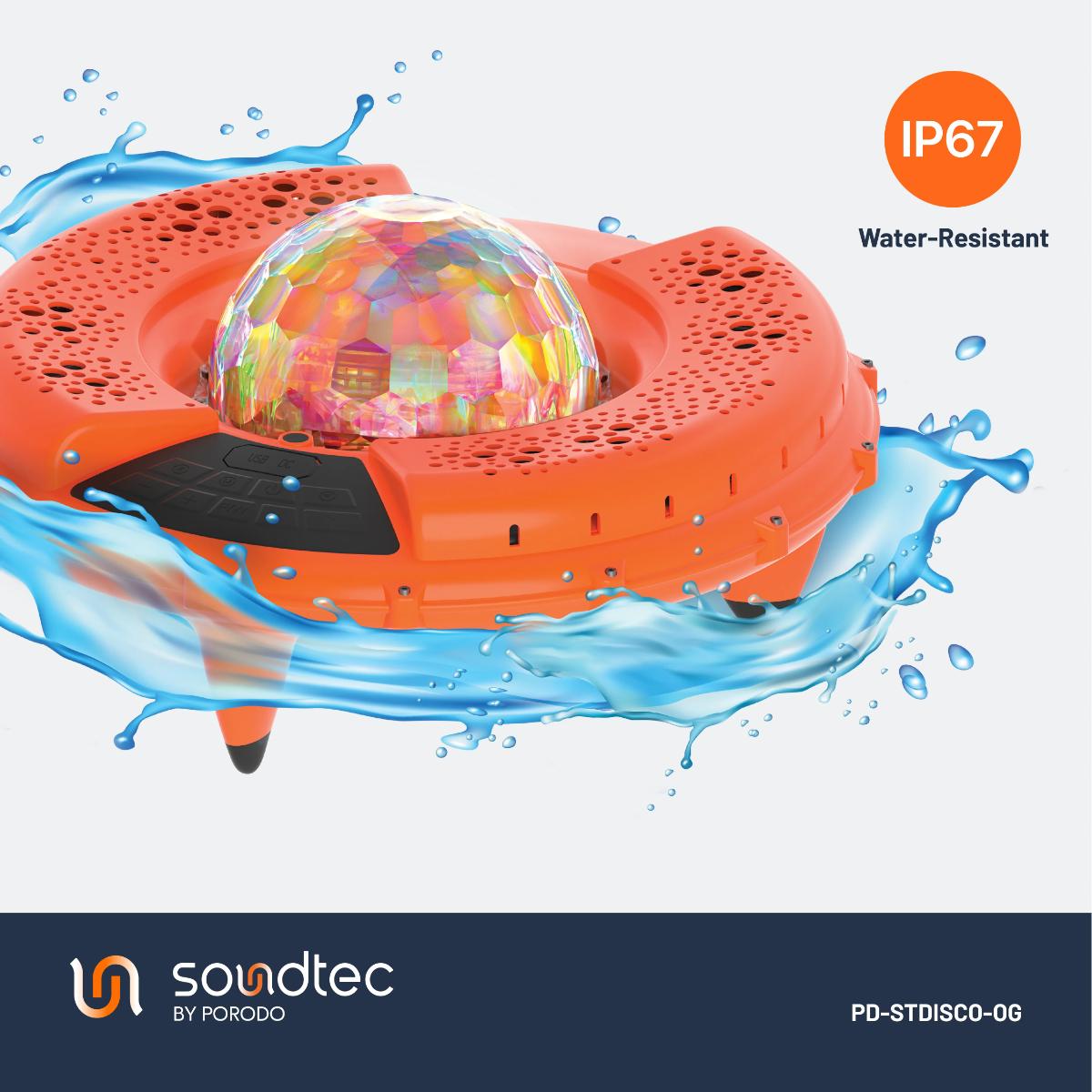 Porodo Soundtec Aqua Blast Floating Wireless Speaker
