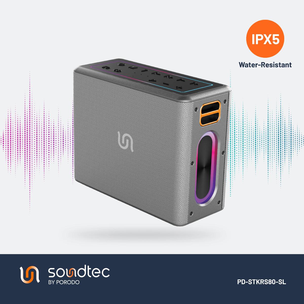 Porodo Quantum 2.2 Channel Portable Speaker 100W