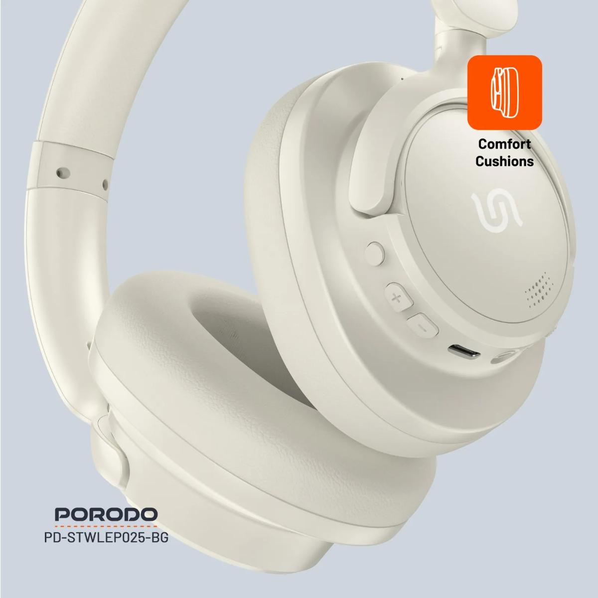 Porodo  Zen Active Noise-Cancellation Wireless Headphones