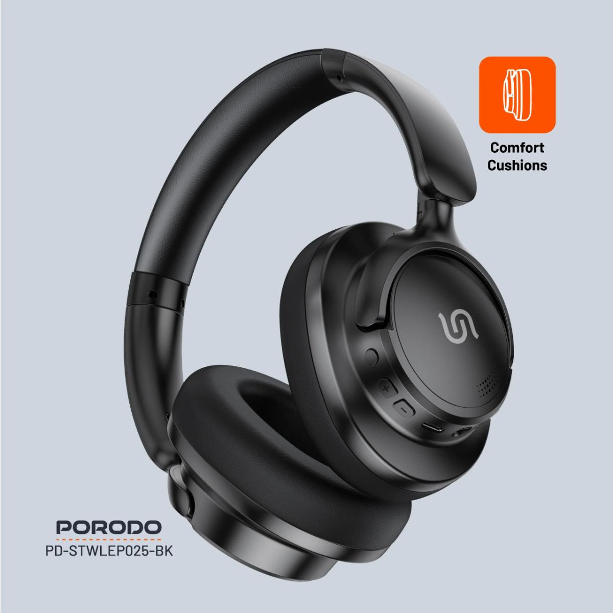 Porodo  Zen Active Noise-Cancellation Wireless Headphones