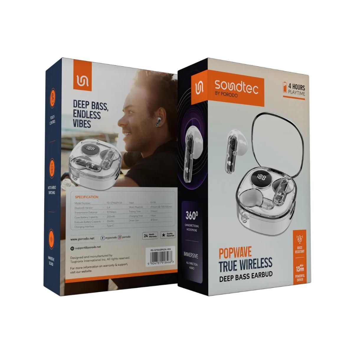 Porodo Soundtec Popwave True Wireless