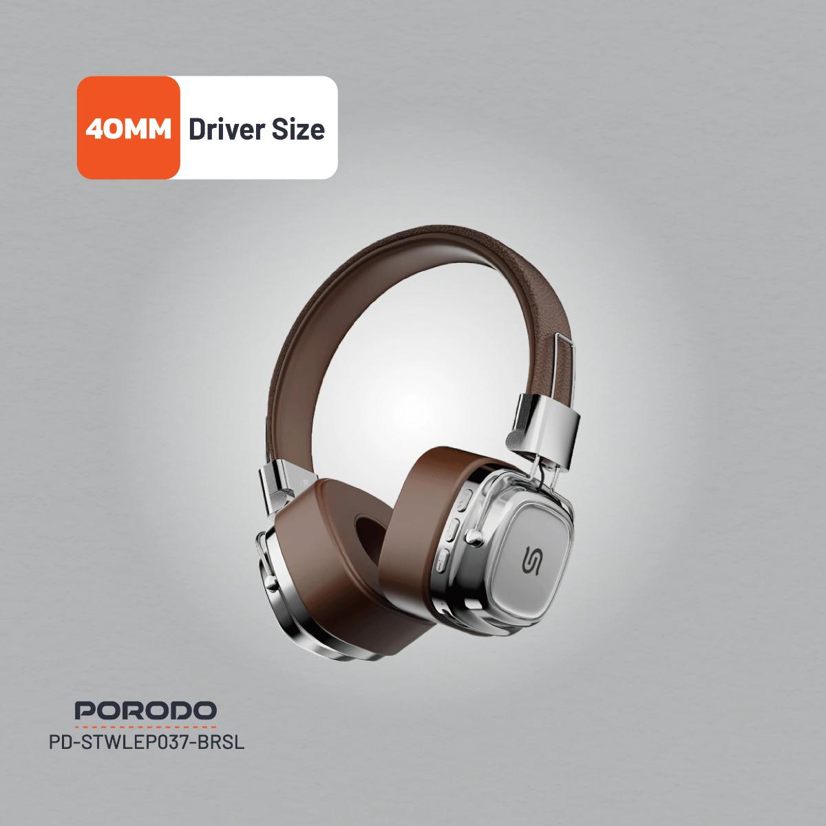 Porodo Vintage Wireless ENC Headphone