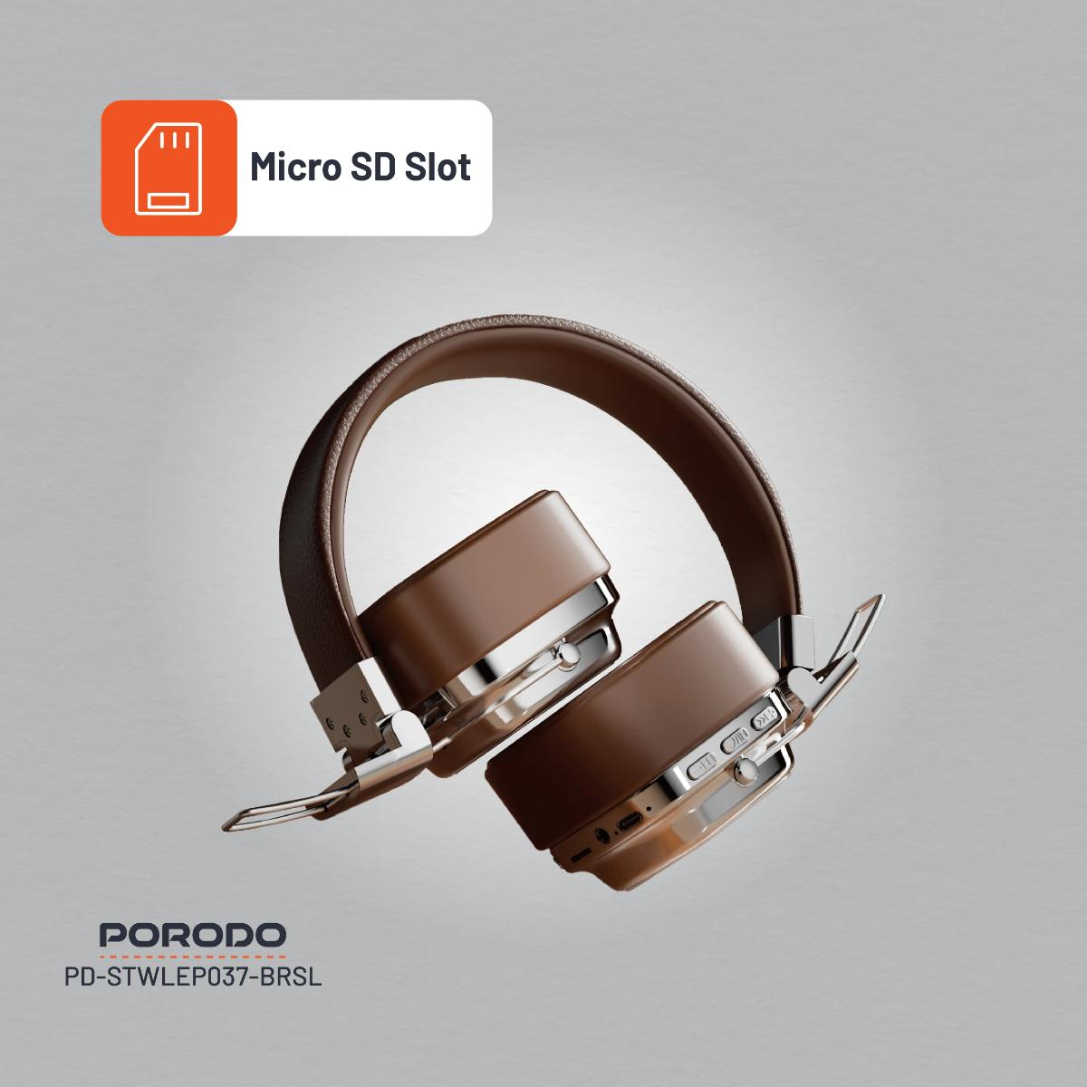 Porodo Vintage Wireless ENC Headphone
