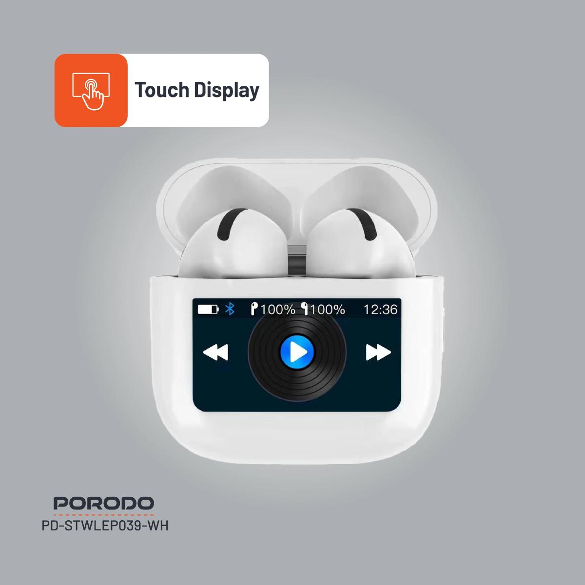 Porodo Soundtec Glimpse Touch Display TWS