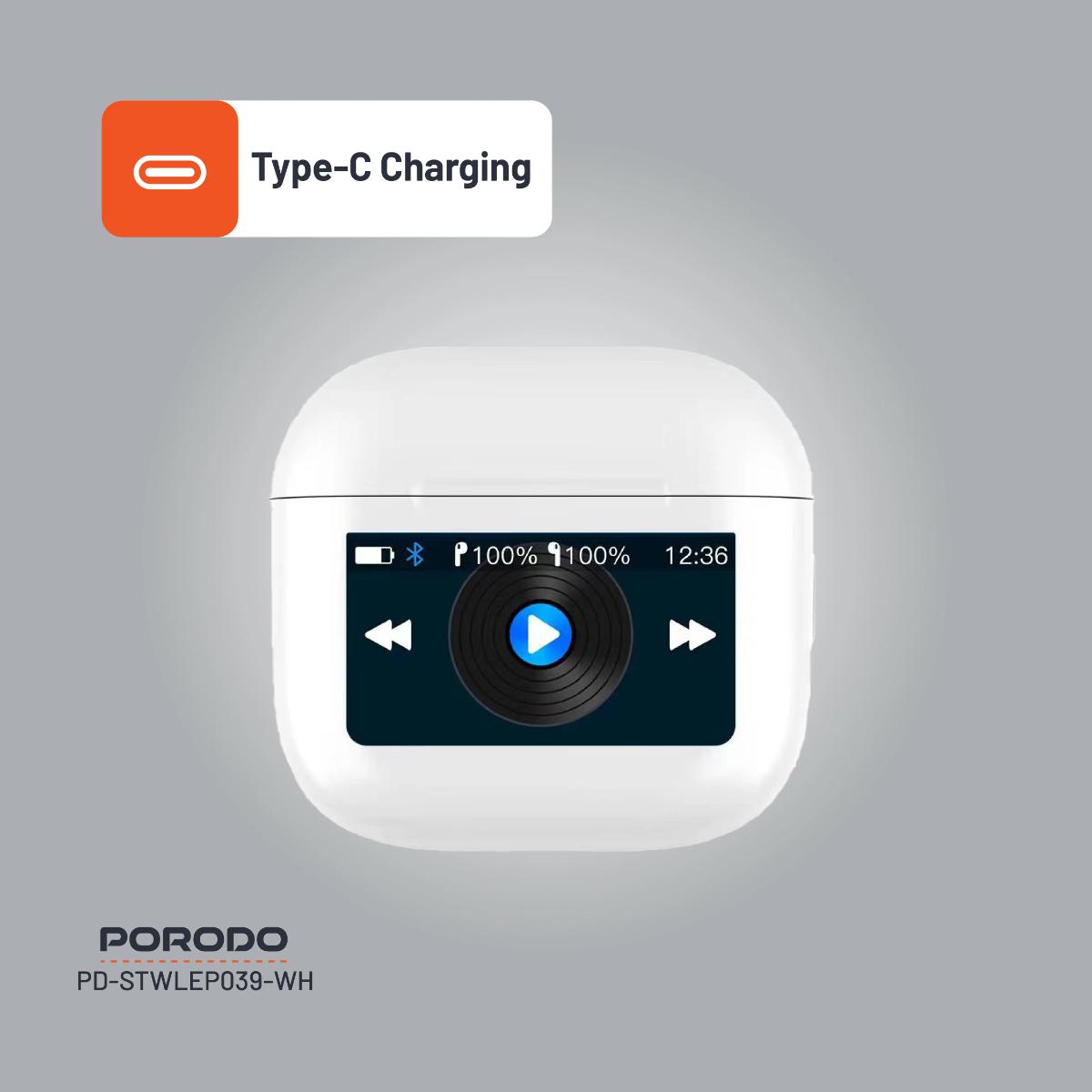Porodo Soundtec Glimpse Touch Display TWS