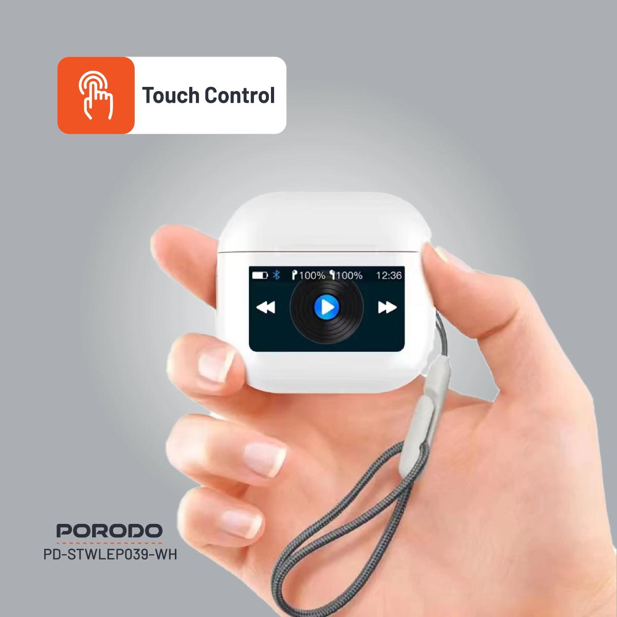 Porodo Soundtec Glimpse Touch Display TWS