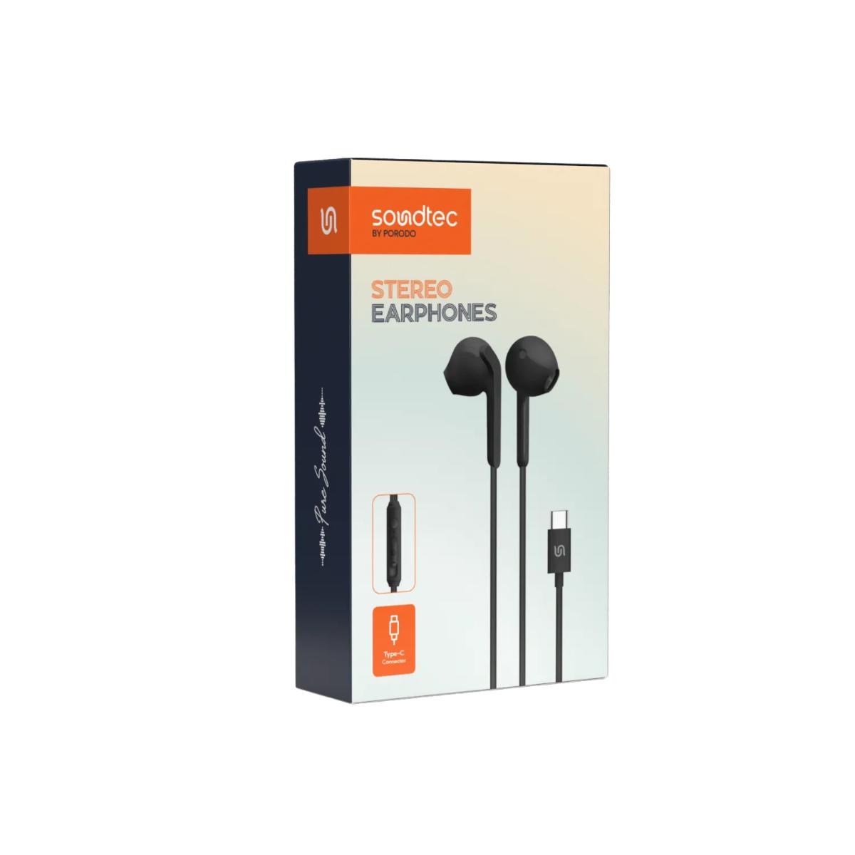 Porodo Soundtec Stereo Earphones