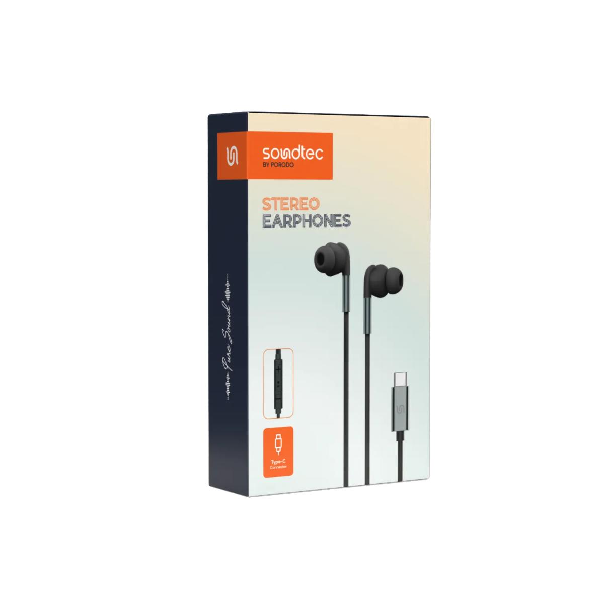 Porodo Soundtec Stereo Earphones