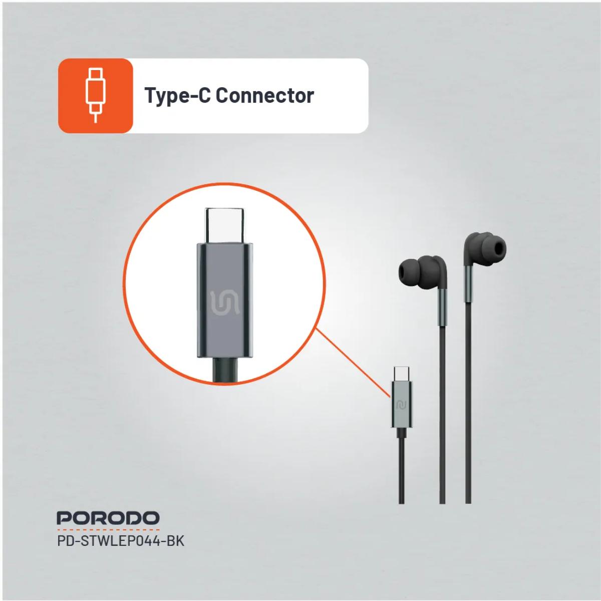 Porodo Soundtec Stereo Earphones