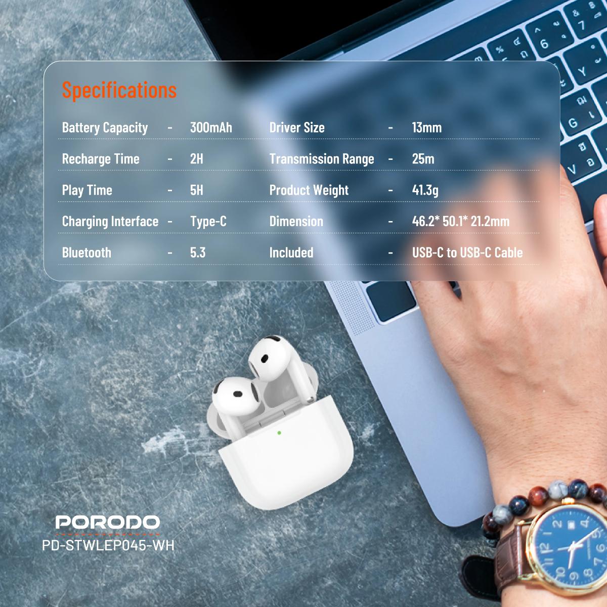 Porodo Soundtec Earbuds Gen 4