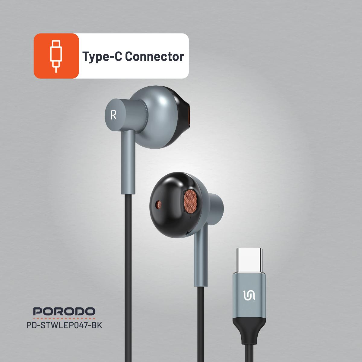 Porodo Soundtec Stereo Earphones
