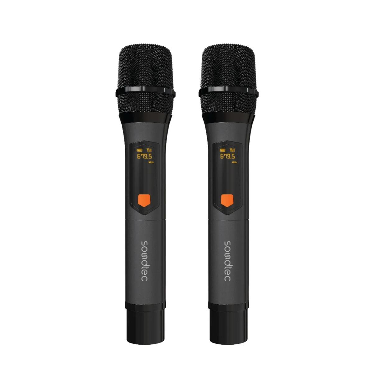 Porodo Soundtec Duo Dual Wireless Microphone System