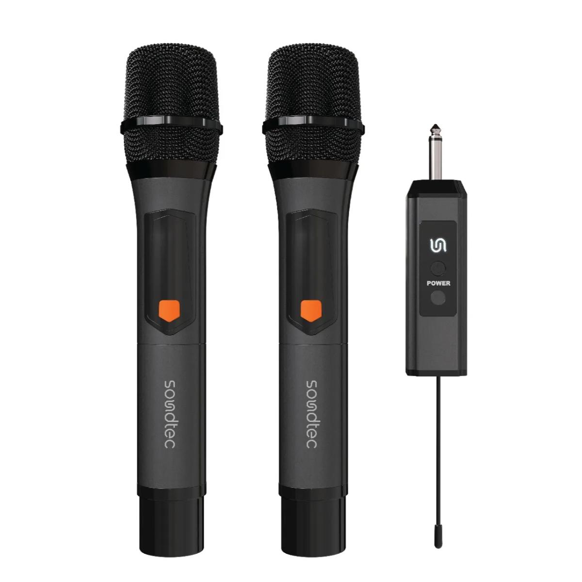 Porodo Soundtec Duo Dual Wireless Microphone System
