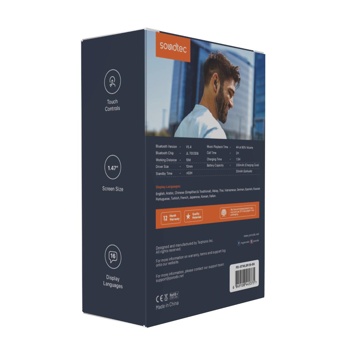 Porodo Soundtec Wonder TWS Earphone
