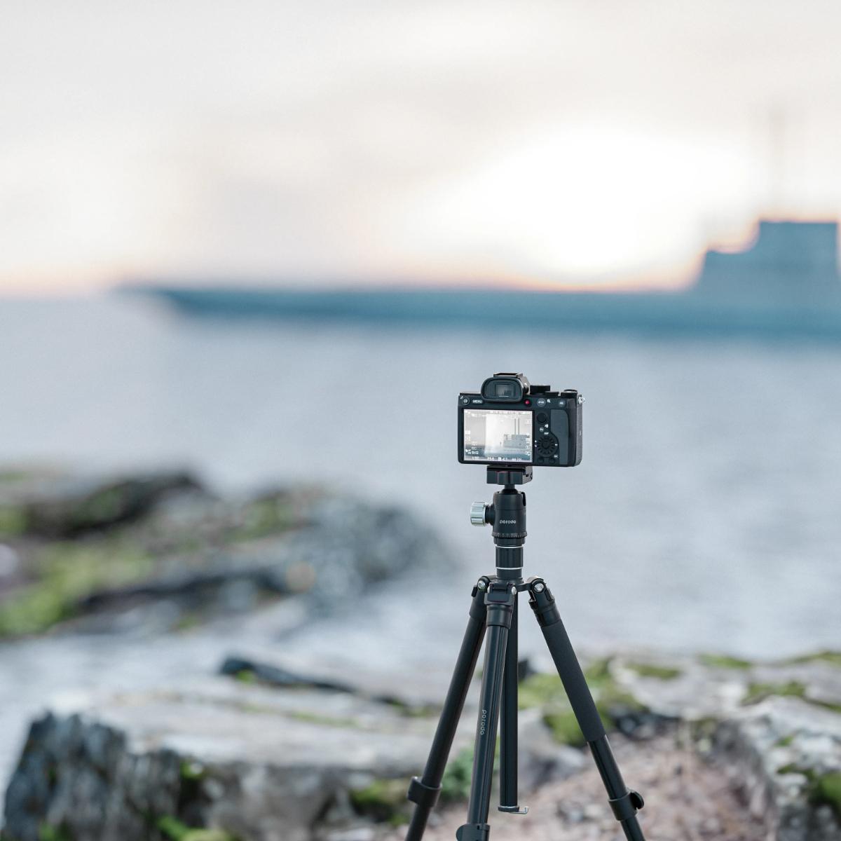 Porodo Professional Aluminum Tripod 155Cm Height
