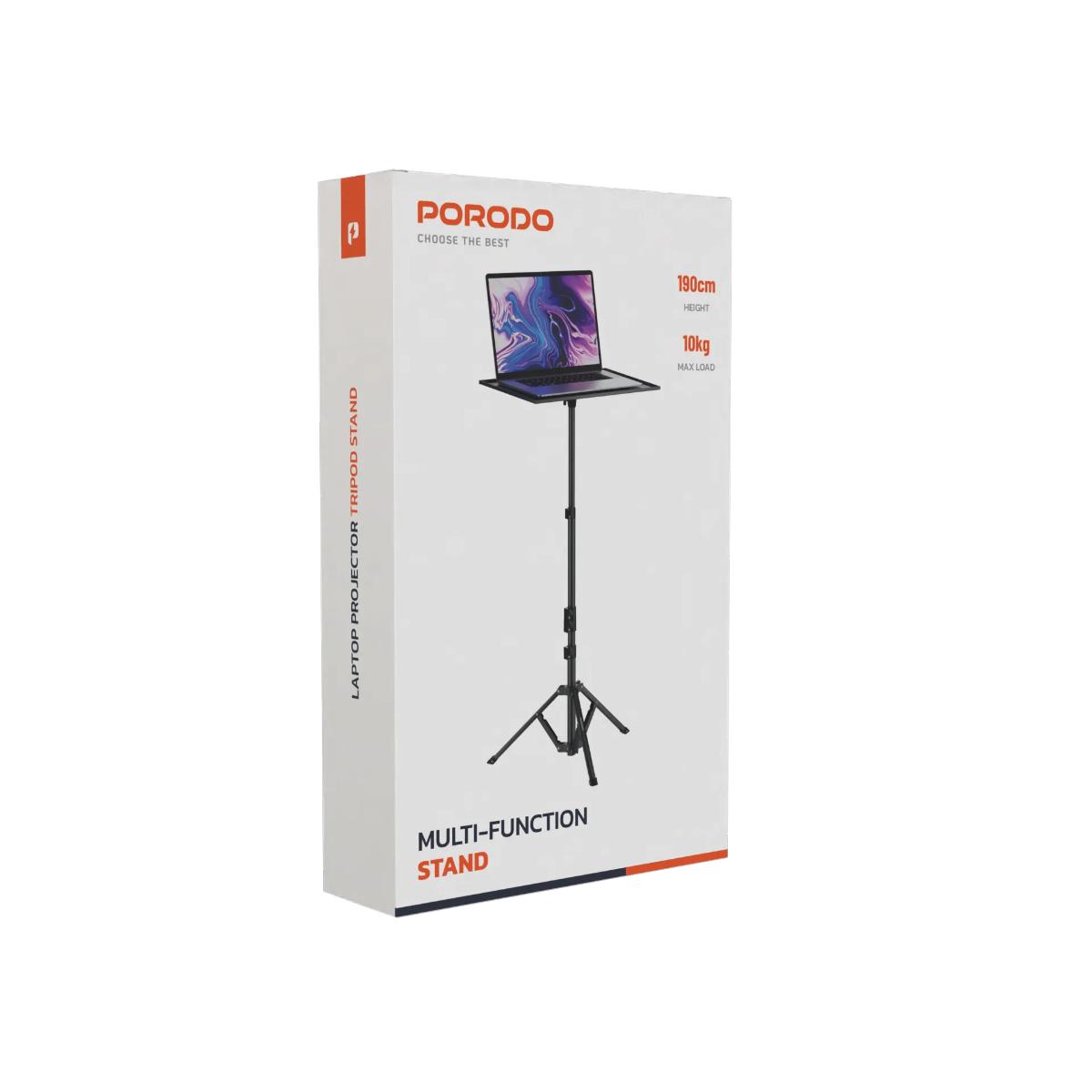 Porodo Multi-Function Stand Projector & Laptop