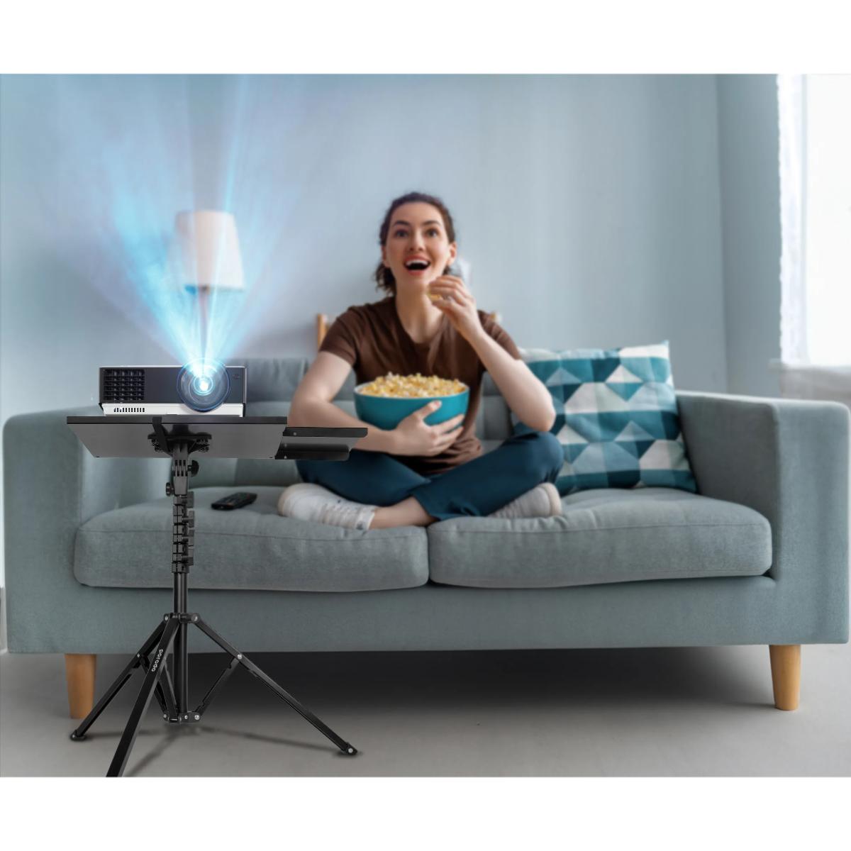 Porodo Multi-Function Stand Projector & Laptop