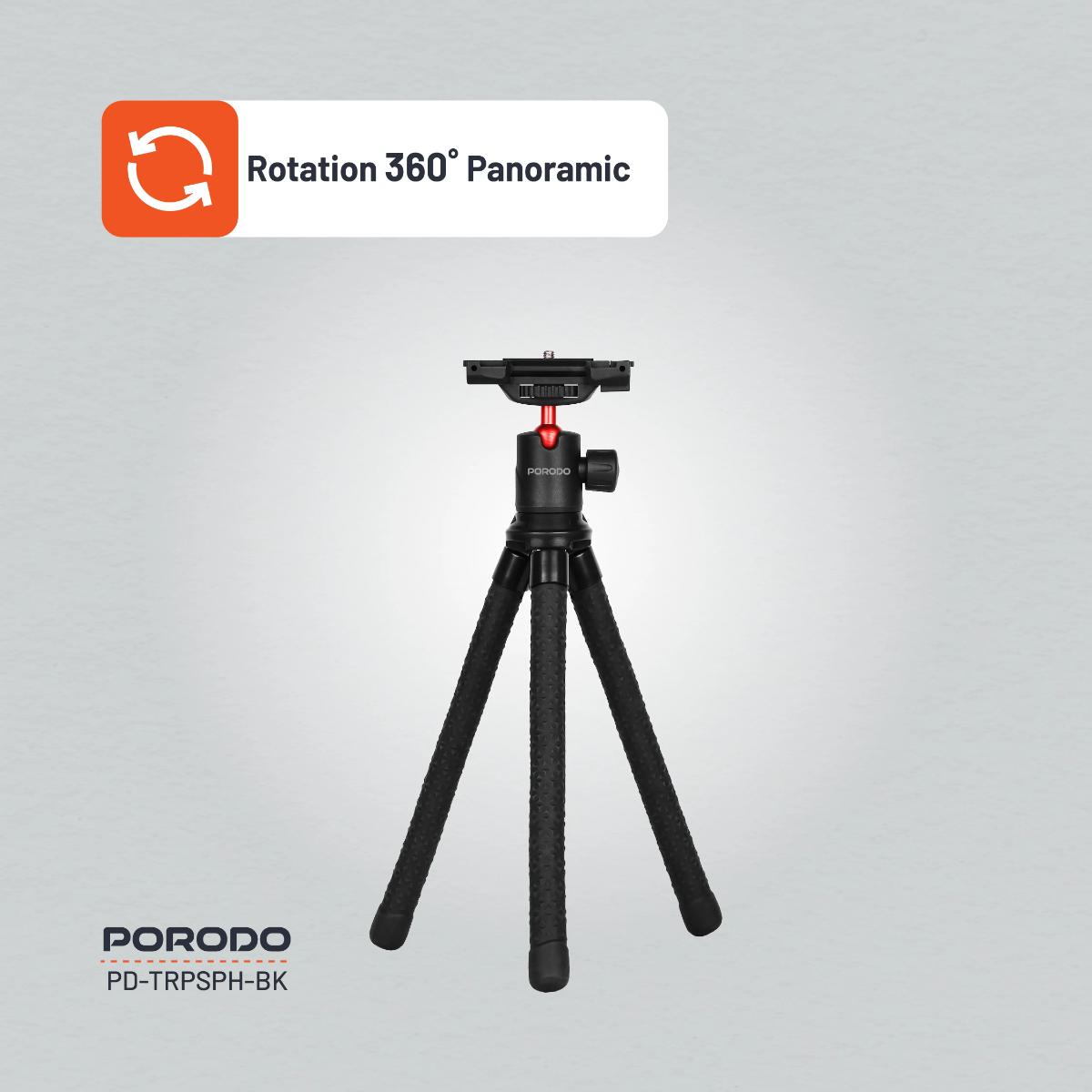 Porodo FlexibleTripod Stand
