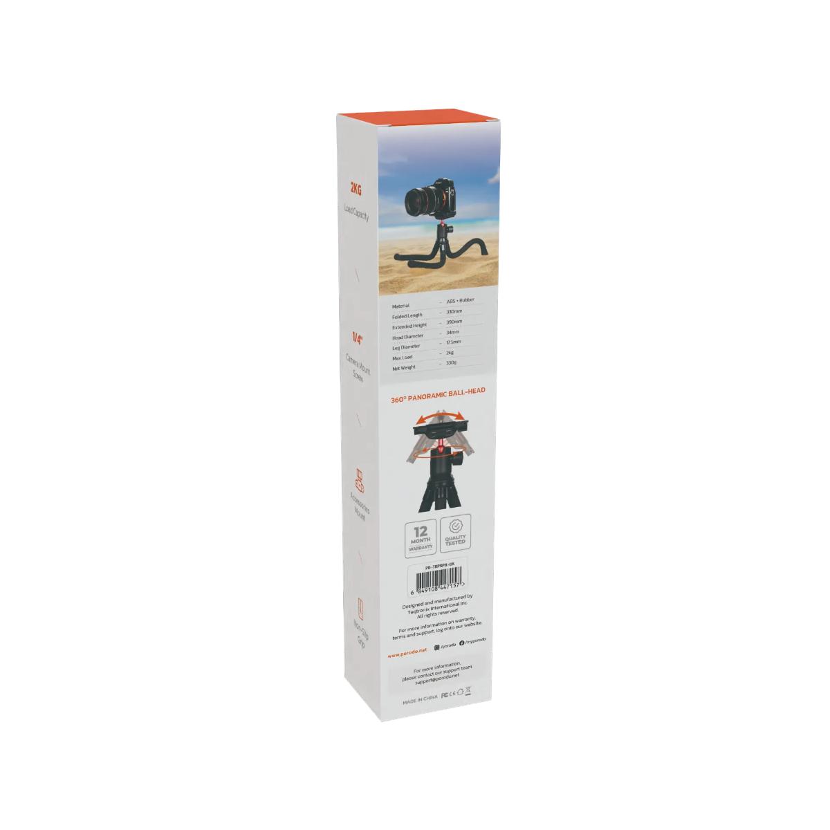 Porodo FlexibleTripod Stand