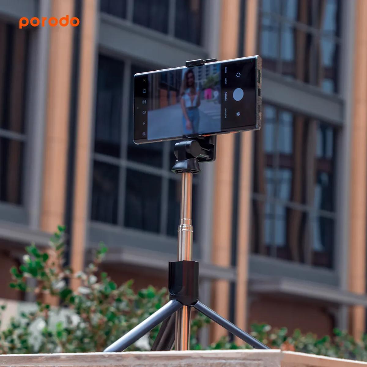 Porodo Bluetooth Selfie-Stick With Tripod