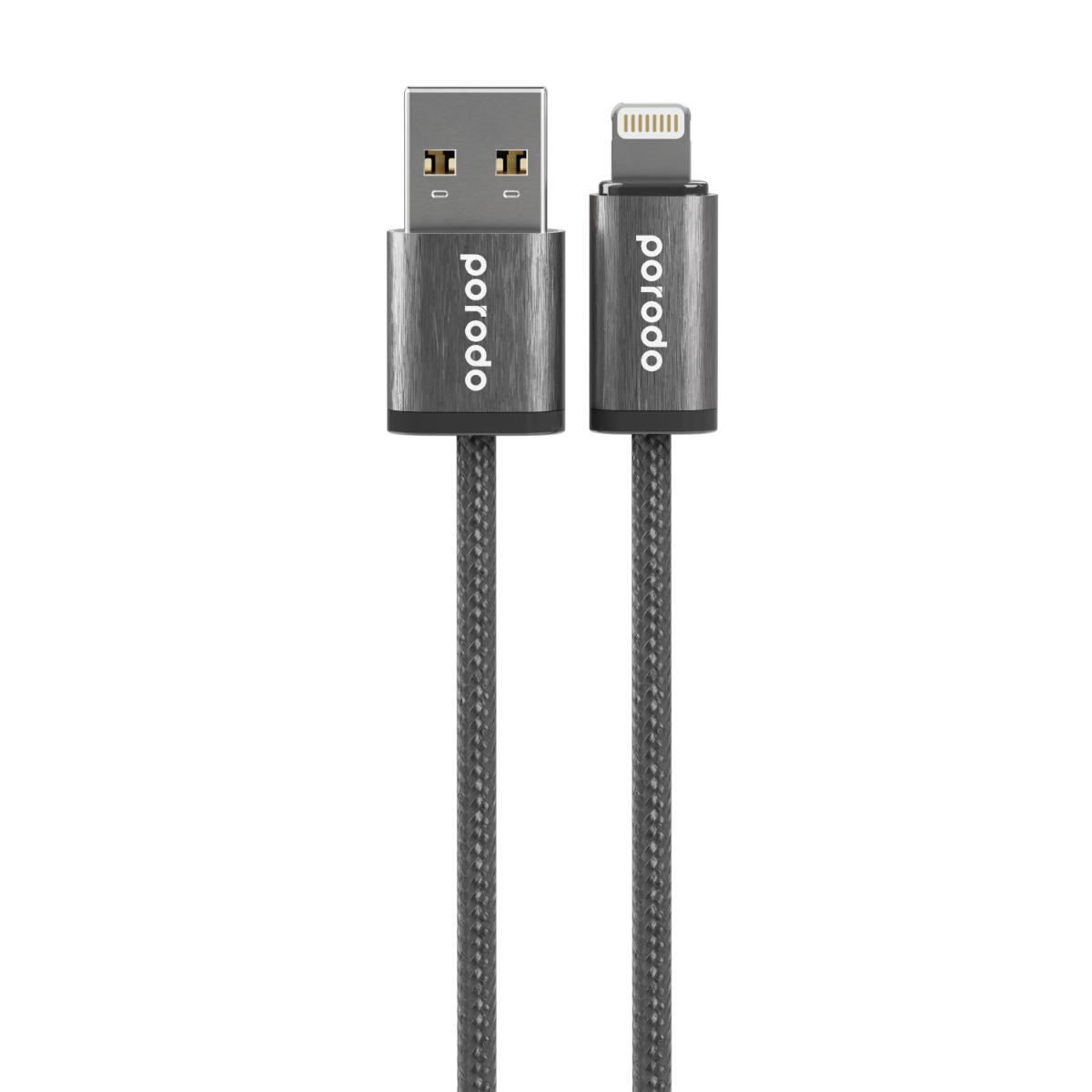 Porodo Premium Braided Lightning Cable (2.4A)