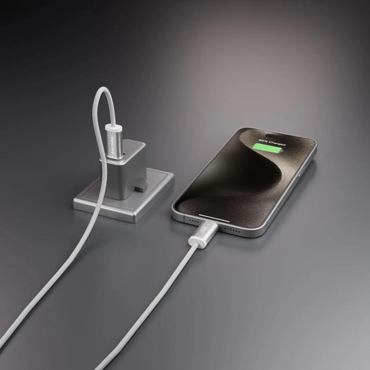 Porodo 60W USB-C to USB-C Braided Cable