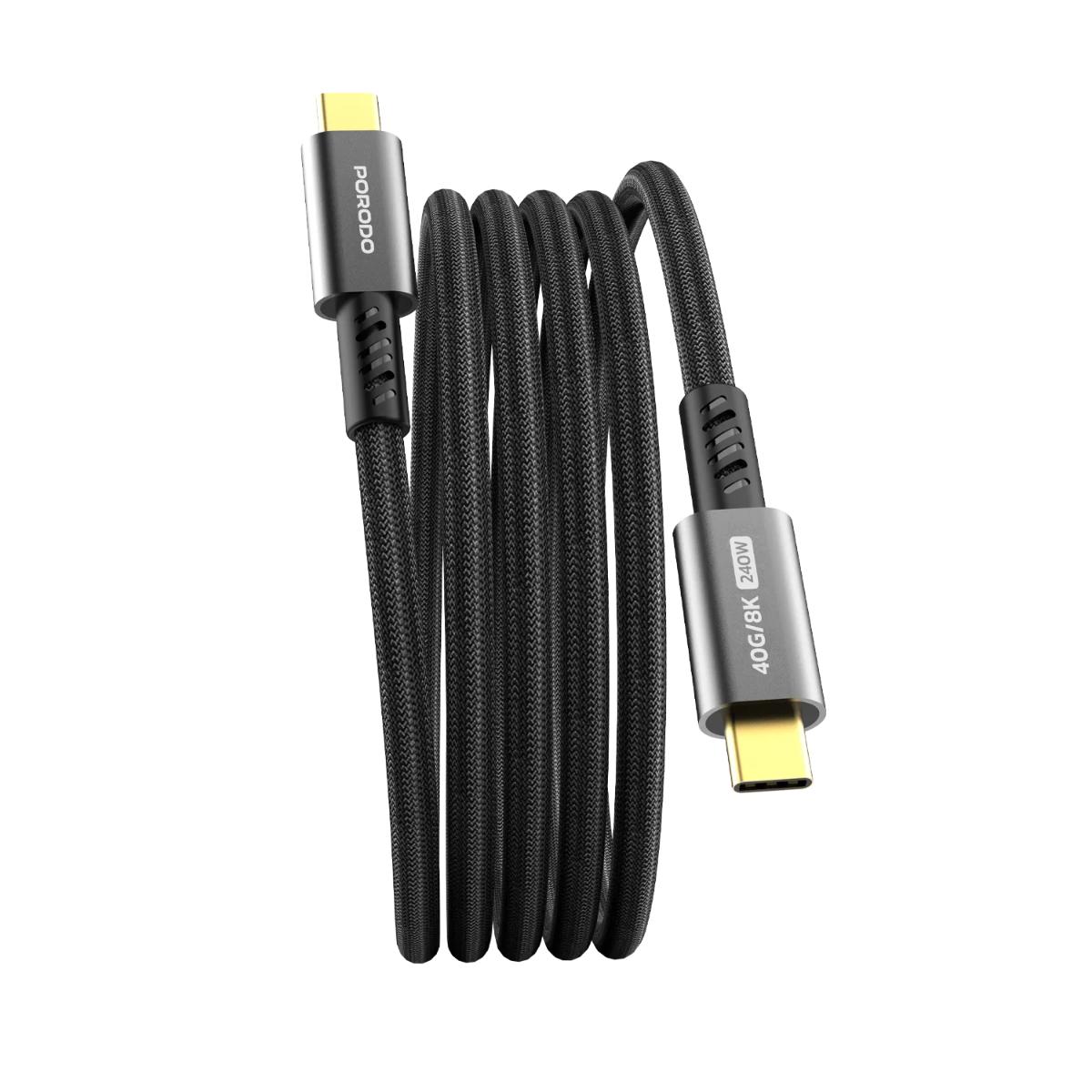 Porodo 40Gbps USB4 Thunderbolt Cable