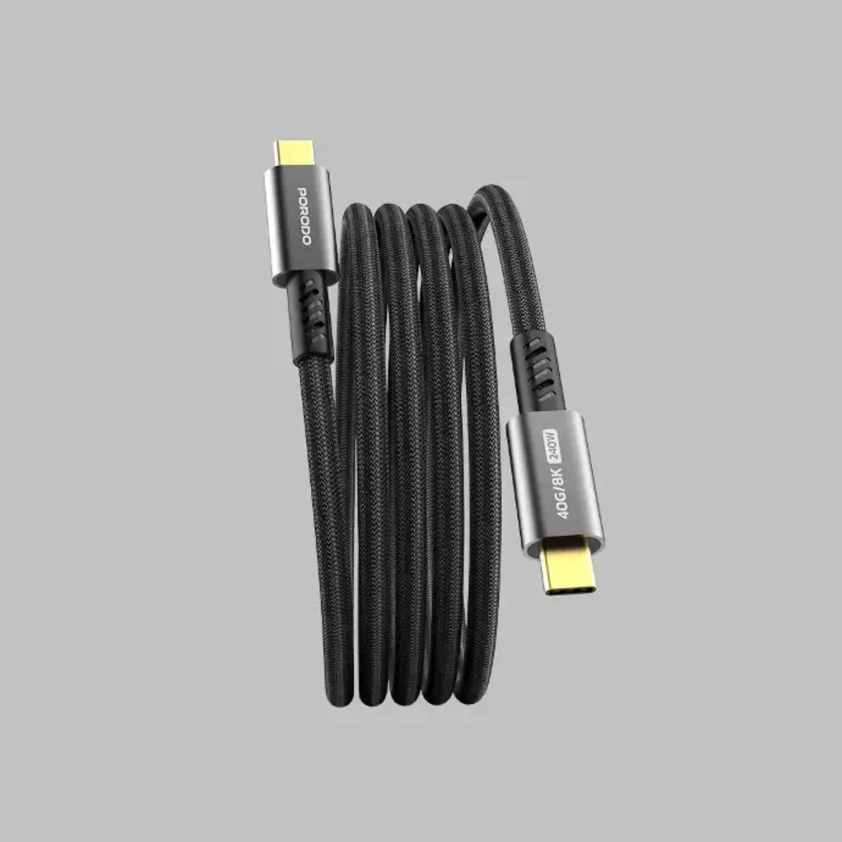 Porodo 40Gbps USB4 Thunderbolt Cable