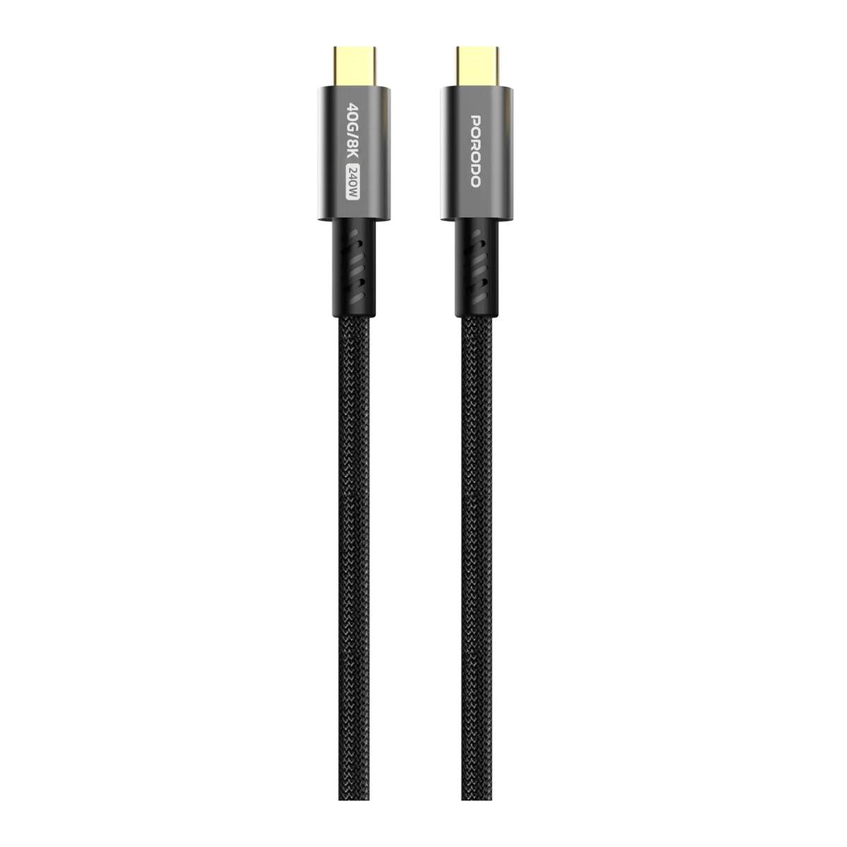 Porodo 40Gbps USB4 Thunderbolt Cable