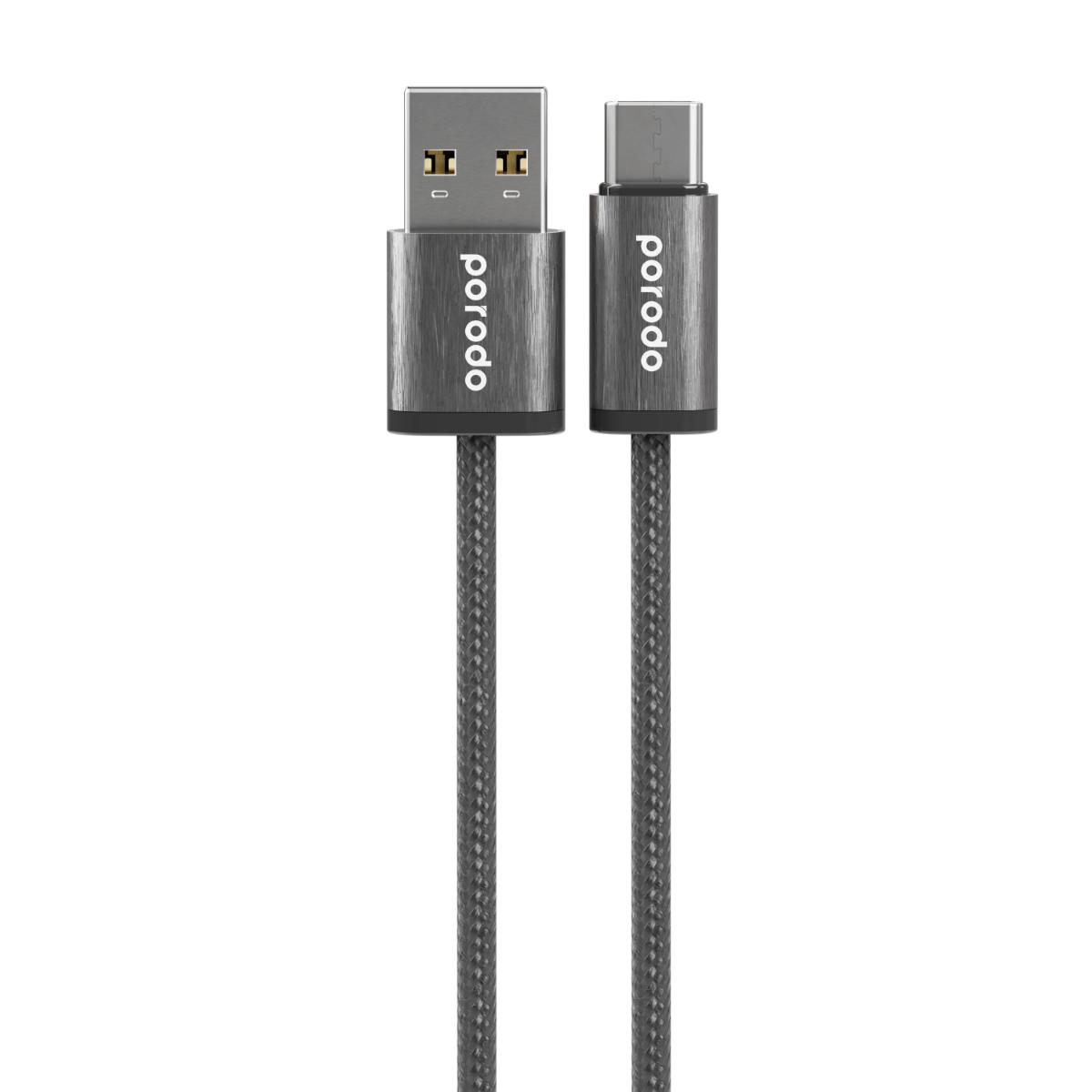 Porodo Woven Braided USB-C Cable | 1.2m