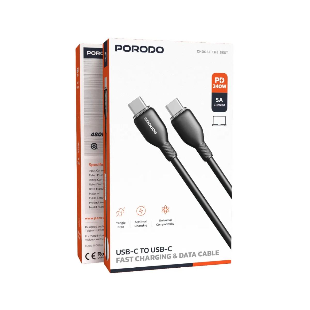 Porodo USB-C to USB-C Fast Charging
