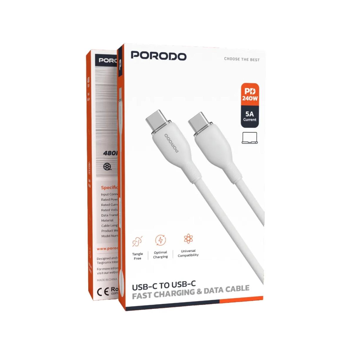 Porodo USB-C to USB-C Fast Charging