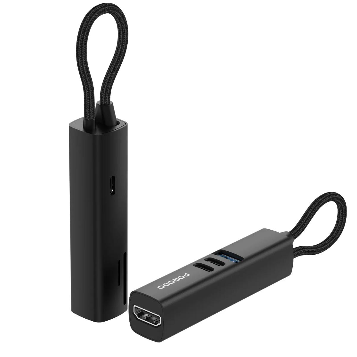 Porodo 7-in-1 Multi-Port USB-C Hub