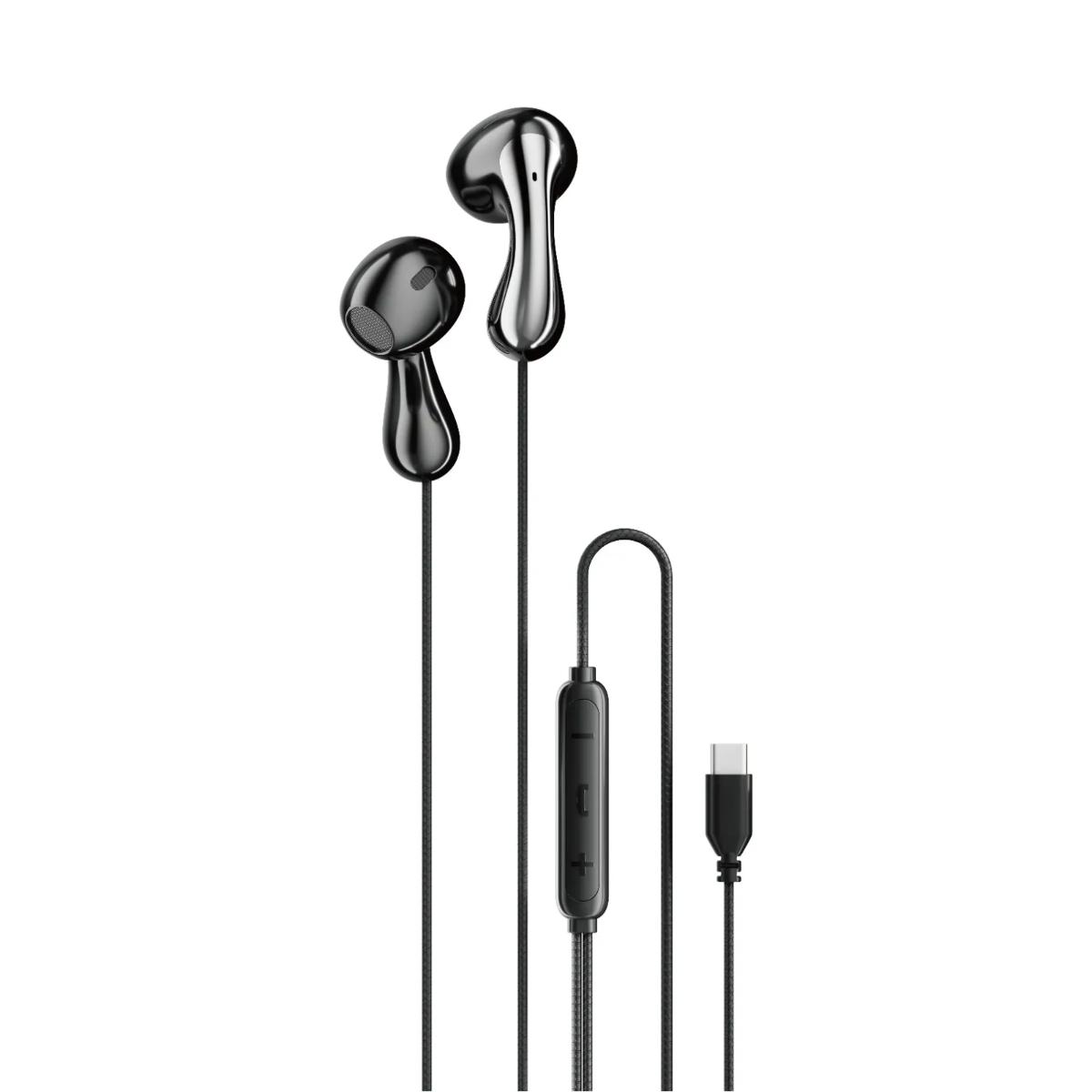 Porodo  Bass Type-C Wired Earphones