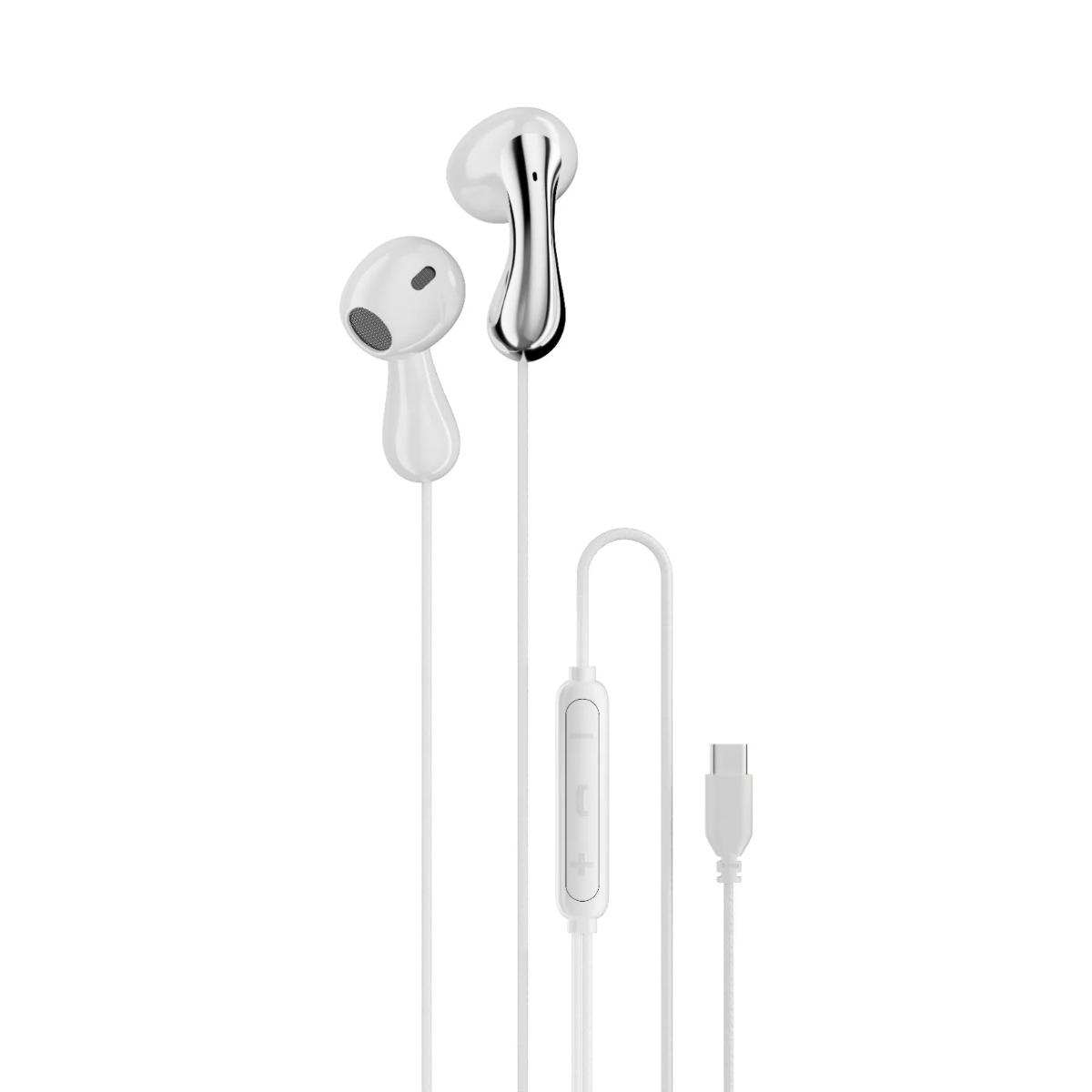 Porodo  Bass Type-C Wired Earphones