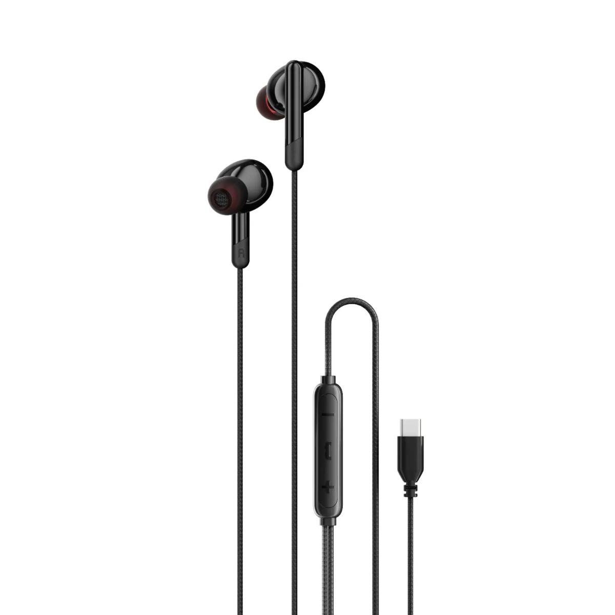 Porodo  Bass Type-C Wired Earphones
