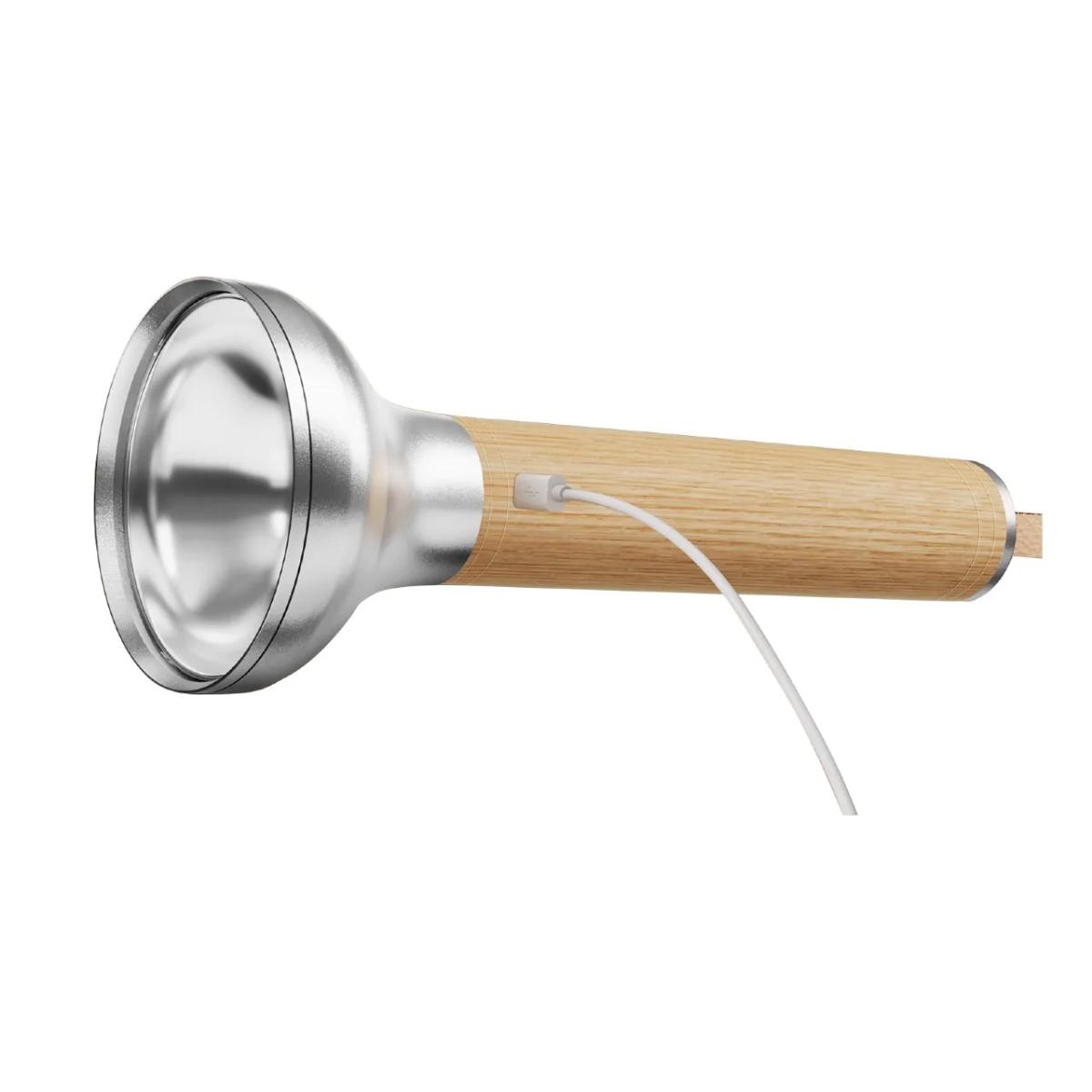 Porodo Lifestyle Birch 190 Wooden LED Flashlight