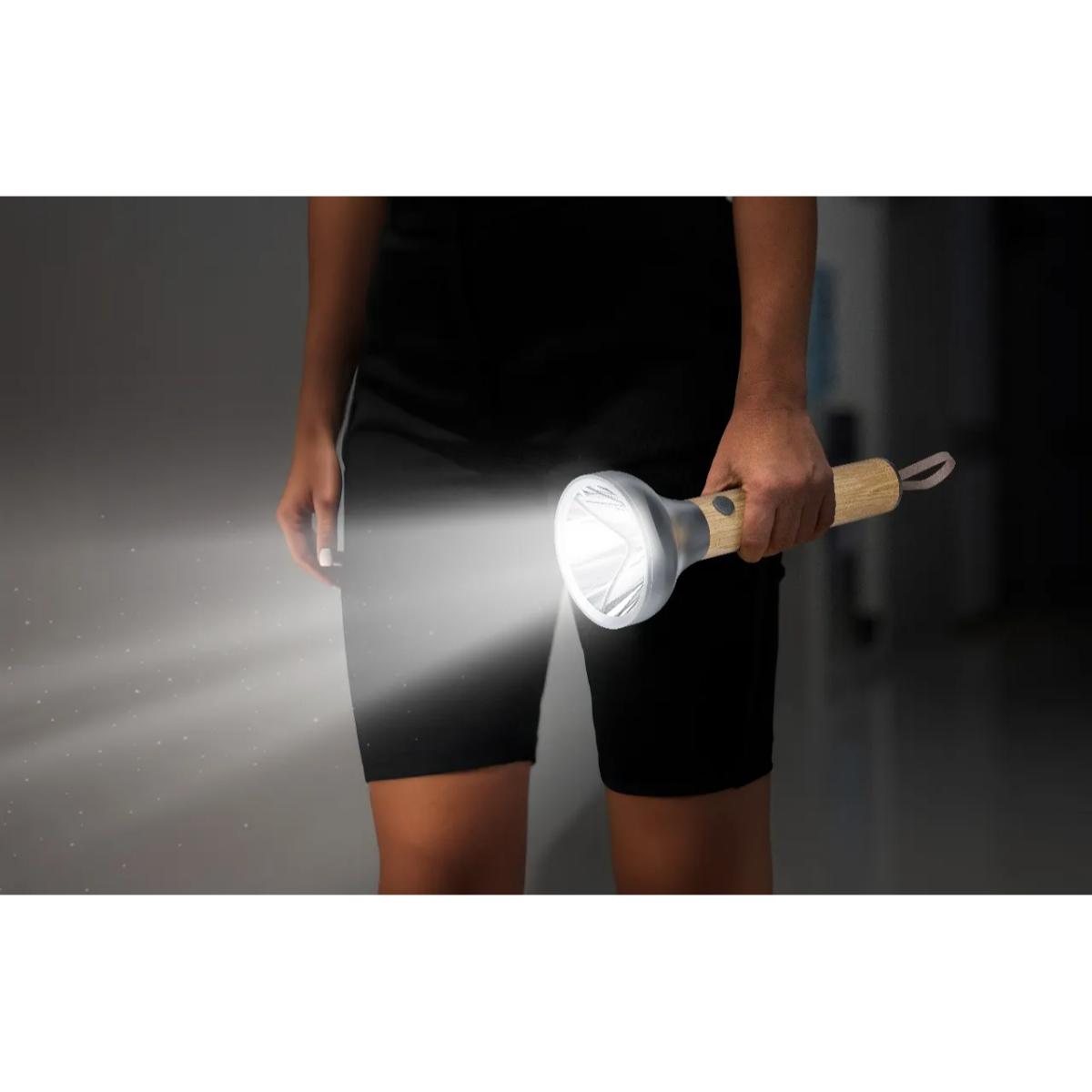 Porodo Lifestyle Birch 300 Wooden LED Flashlight