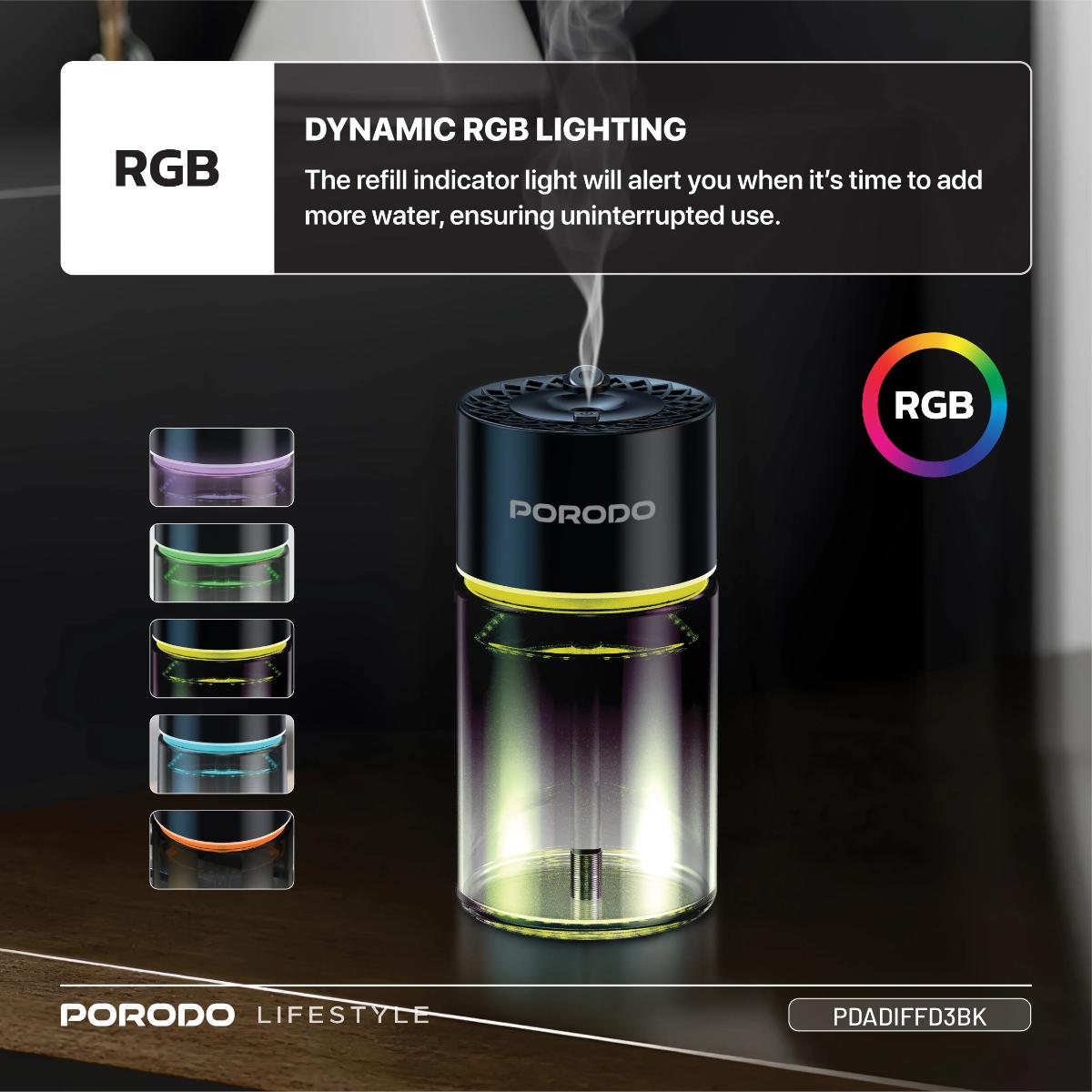 Porodo Lifestyle Valencia Smart Aroma Diffuser