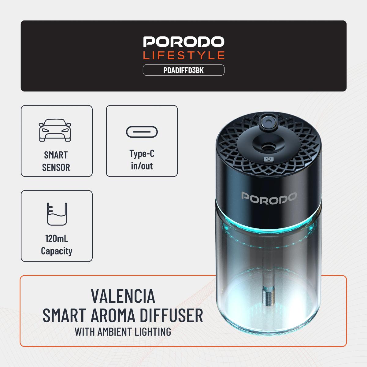 Porodo Lifestyle Valencia Smart Aroma Diffuser