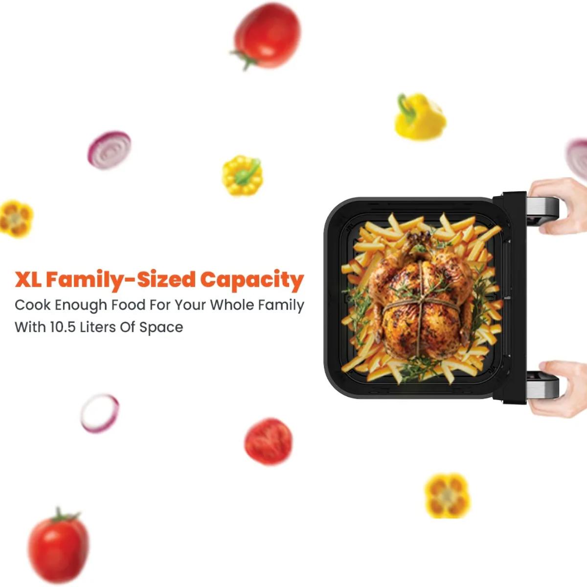 Porodo Flexi Cook Pro 10.5L Multi-Cooker & Air Fryer